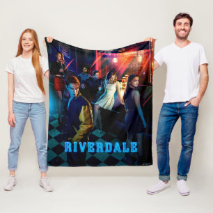 Riverdale Inside Pop's Diner Poster Fleece Blanket