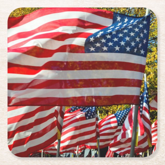 Riverdale, New York, USA. Wine country Square Paper Coaster (Front)