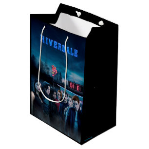 Riverdale Outside Pop's Diner Poster Medium Gift Bag
