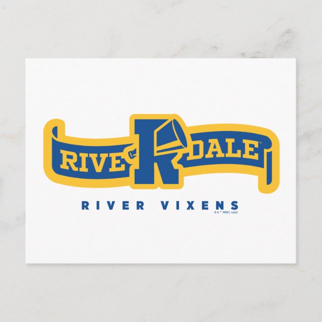 Riverdale River Vixens Banner Postcard (Front)