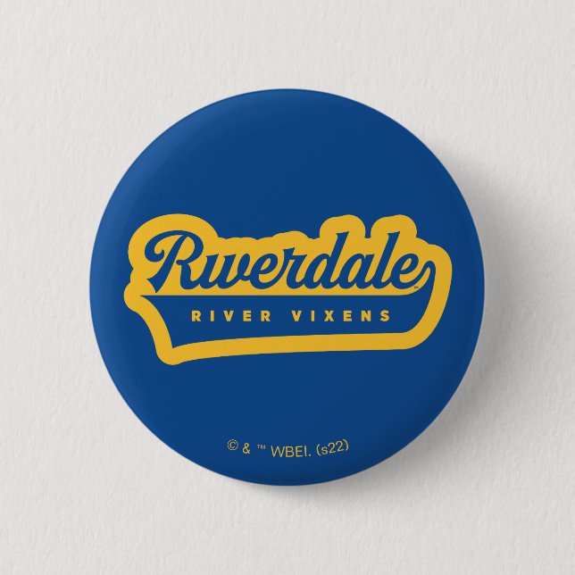 Riverdale River Vixens Logo 6 Cm Round Badge (Front)