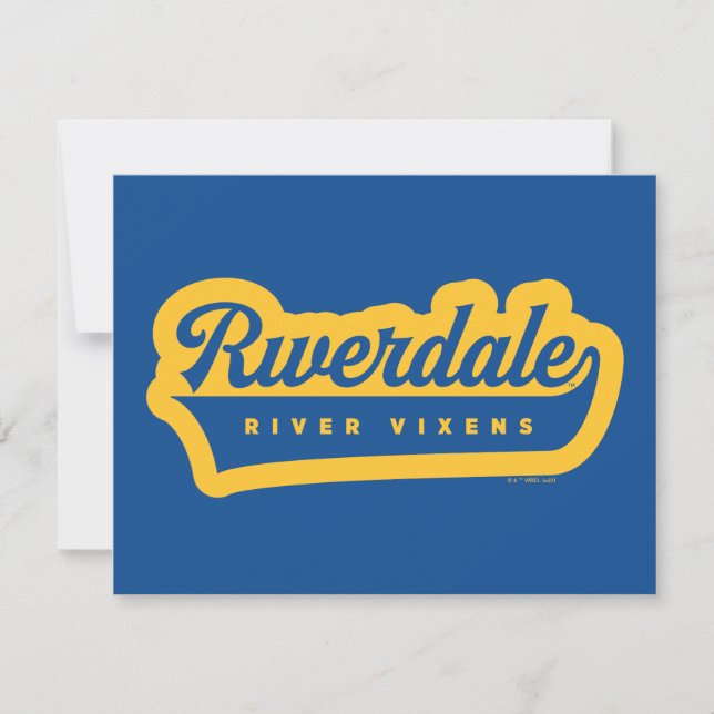 Riverdale River Vixens Logo Card (Front)
