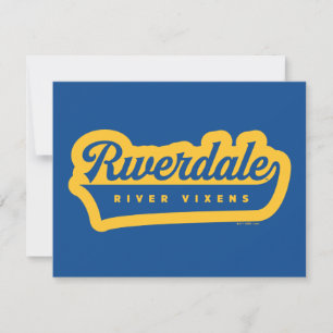 Riverdale River Vixens Logo Card