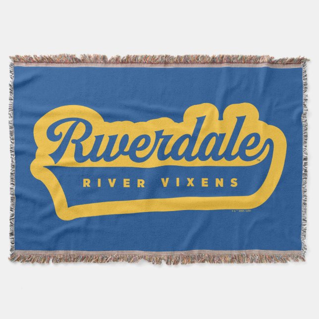 Riverdale River Vixens Logo Throw Blanket (Front)