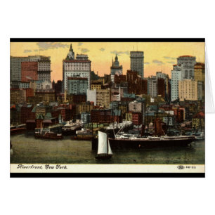 Riverfront New York City Vintage c1905