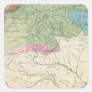 Rivers and Agriculture of Venezuela Square Sticker