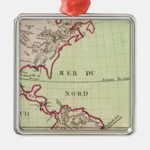 Rivers and Mountains of the Americas Metal Tree Decoration