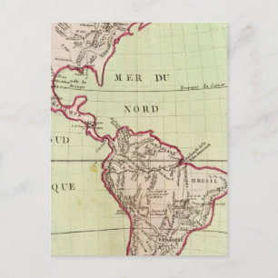 Rivers and Mountains of the Americas Postcard