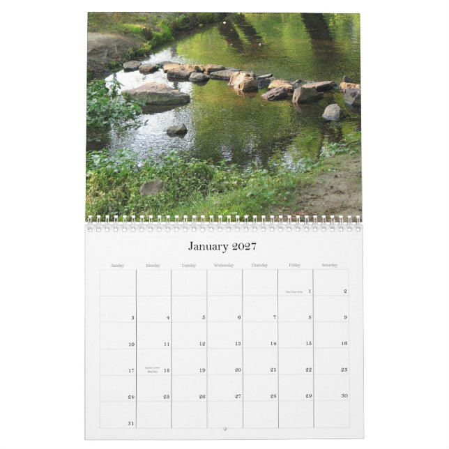 Rivers and Streams 2011 Calendar (Jan 2027)