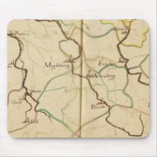 Rivers and Valleys of Germany Mouse Mat