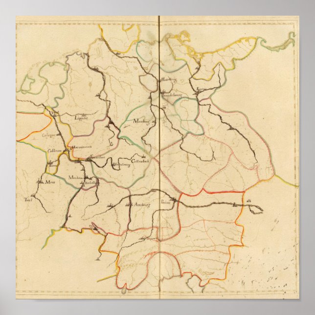 Rivers and Valleys of Germany Poster (Front)