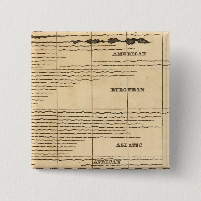 Rivers, mountains 15 cm square badge (Front)