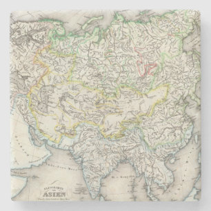 Rivers of Asia Stone Coaster