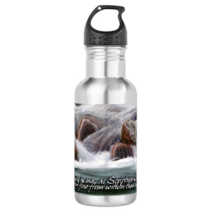 Rivers of Living Water Inspirational 532 Ml Water Bottle