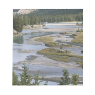 Rivers run through a lowland section of Jasper Notepad