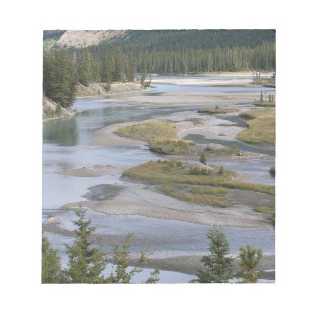 Rivers run through a lowland section of Jasper Notepad (Front)