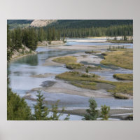 Rivers run through a lowland section of Jasper