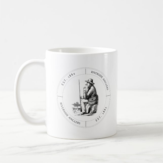 Riverside Anglers Coffee Mug (Left)