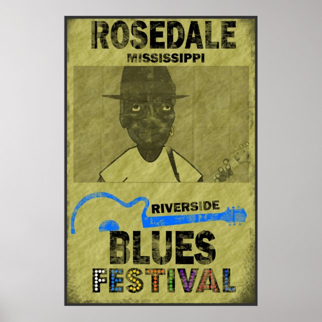Riverside Blues Festival Poster (Front)