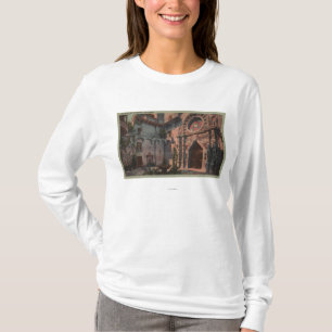 Riverside, CA - View of Mission Inn Courtyard T-Shirt