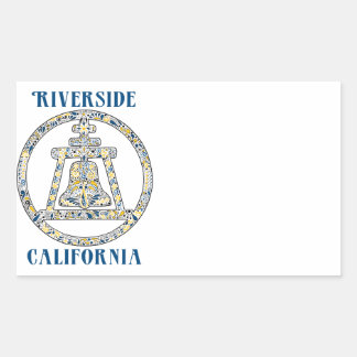 Riverside, California - A Tribute Rectangular Sticker