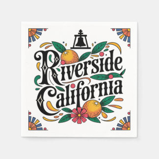 Riverside California  Napkin