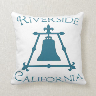Riverside, California Raincross Fleur Design Cushion