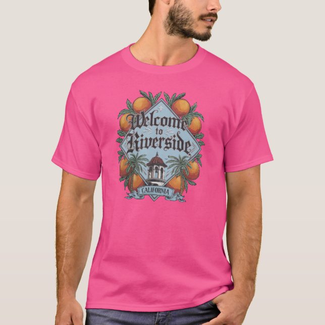 Riverside California  T-Shirt (Front)