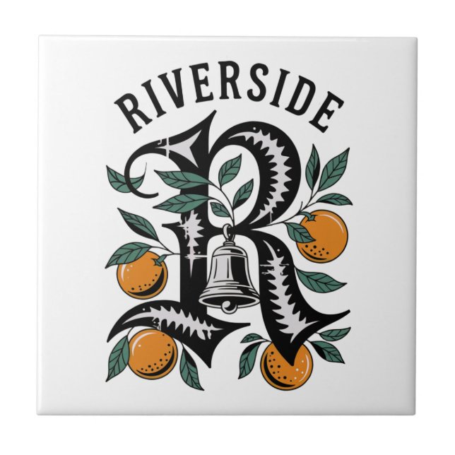 Riverside California  Tile (Front)