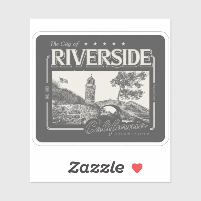 RIVERSIDE CALIFORNIA VINTAGE - MOUNT RUBIDOUX (Sheet)