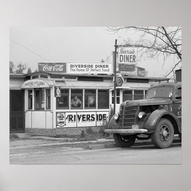Riverside Diner, 1941 Poster (Front)