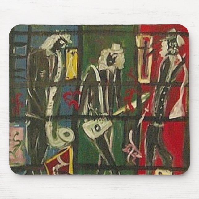 Riverside Jazz Mouse Mat (Front)