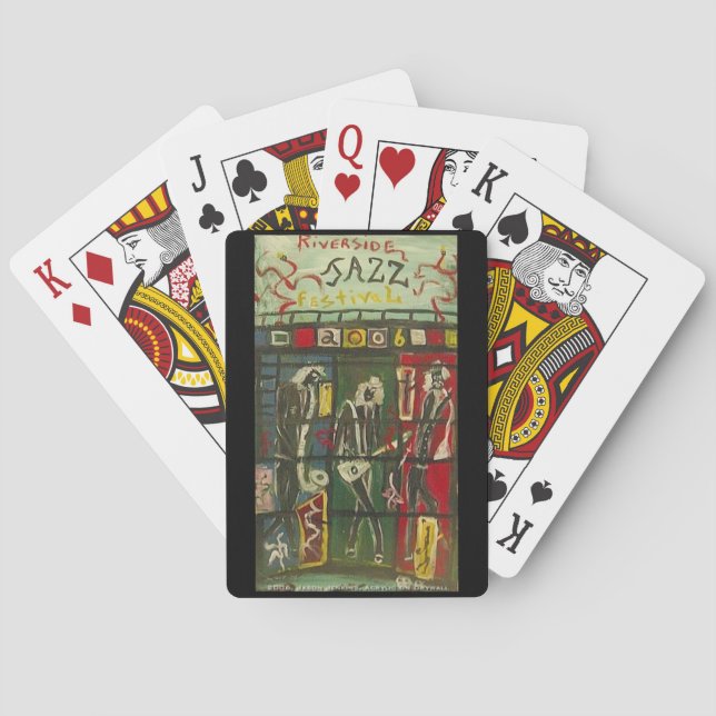 Riverside Jazz Playing Cards (Back)