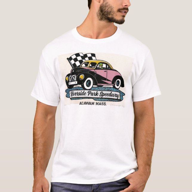 Riverside Park Speedway Coupe RETRO TEE SHIRT (Front)
