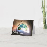 Riverside Park Stone Archway NYC Thank You Note