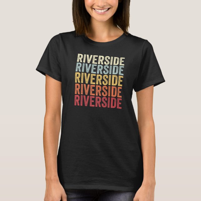 Riverside Pennsylvania Riverside PA Retro Vintage  T-Shirt (Front)