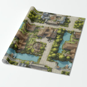 Riverside Serenity RPG Wrapping Paper