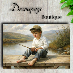 Riverside Serenity Young Angler's Patience Tissue Paper