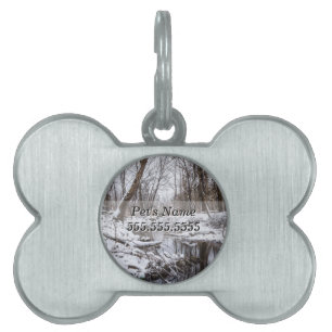 Riverside Snow Pet ID Tag