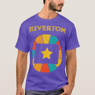 Riverton Wyoming Vintage Distressed Souvenir 1 T-Shirt