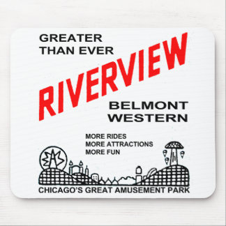 Riverview Amusement Park, CHICAGO, ILL. (1904--67) Mouse Mat