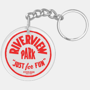 Riverview Amusement Park, Chicago, Illinois Key Ring