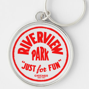 Riverview Amusement Park, Chicago, Illinois Key Ring