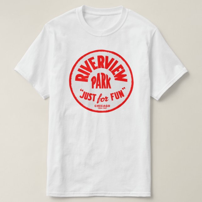Riverview Amusement Park, Chicago, Illinois T-Shirt (Design Front)