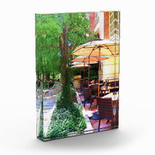 Riverwalk Cafe Acrylic Block