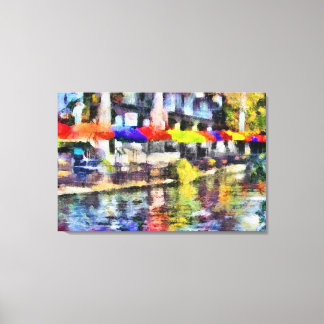 Riverwalk Canvas Print