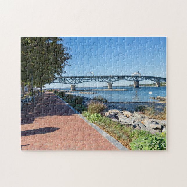 Riverwalk Landing in Yorktown Virginia Jigsaw Puzzle (Horizontal)