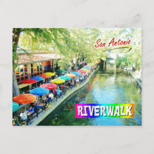 Riverwalk, San Antonio, Texas Postcard