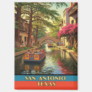 Riverwalk San Antonio Texas Travel Magnet