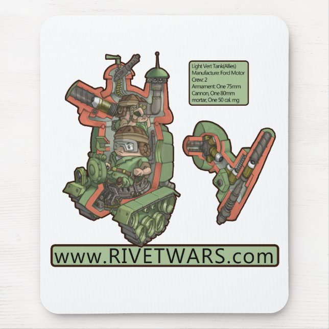 Rivet Wars Mouse Pad (Front)